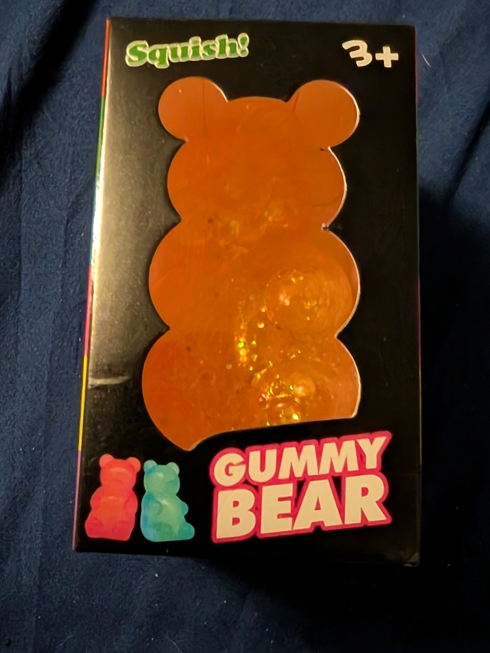 Squish! Gummy Bear Squishy Toy - Orange